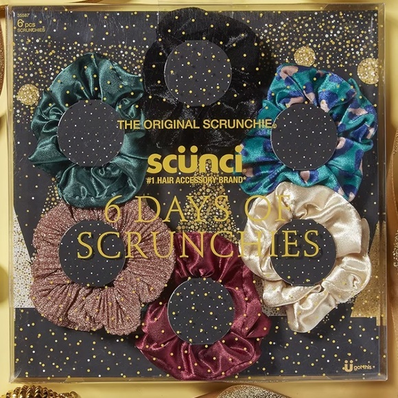 Scunci Box of Six Hair Scrunchies - Picture 1 of 6